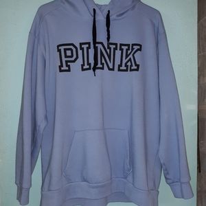 PINK baby blue hoodie